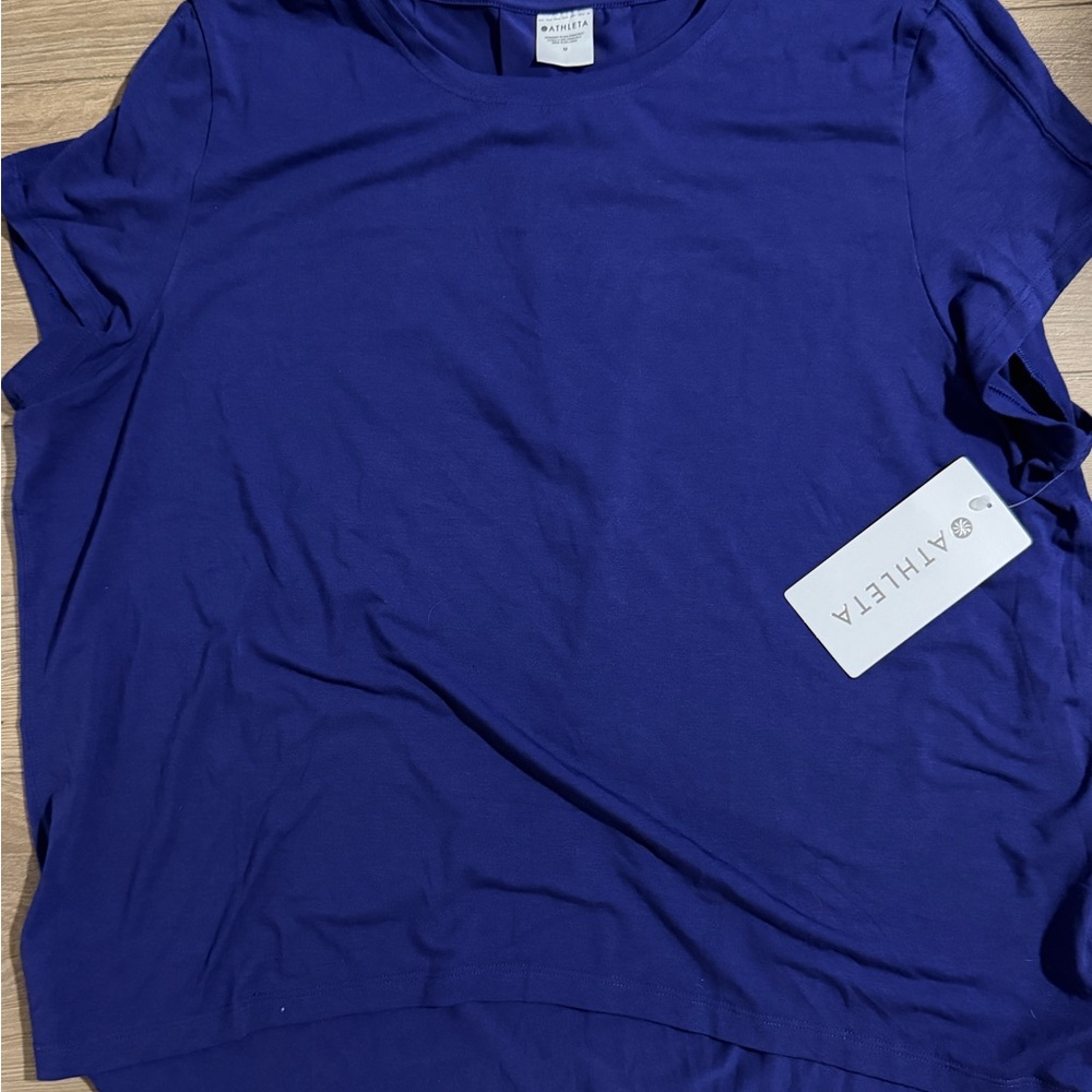 Athleta Vibrant Purple Tee